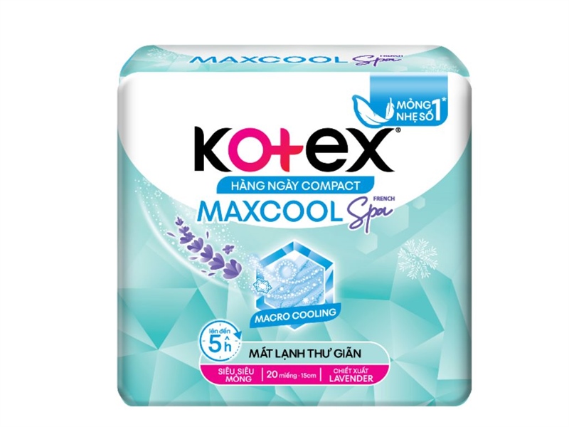 Băng vệ sinh hàng ngày Kotex Cool siêu mỏng 20 miếng