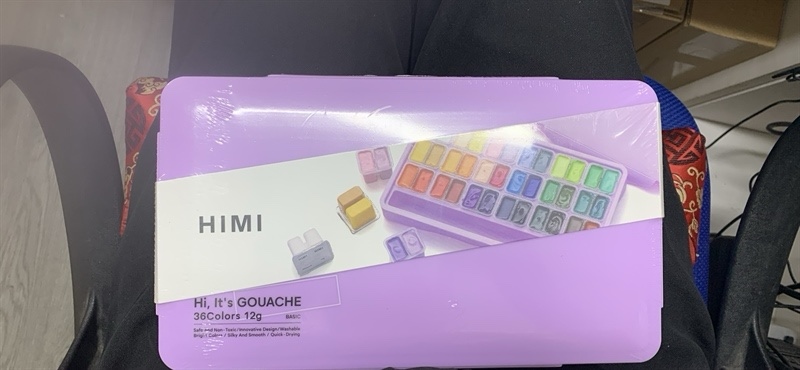 Bộ Màu Gouache Thạch Himi MIYA 36 Màu - Dòng Chuyên Nghiệp 12g