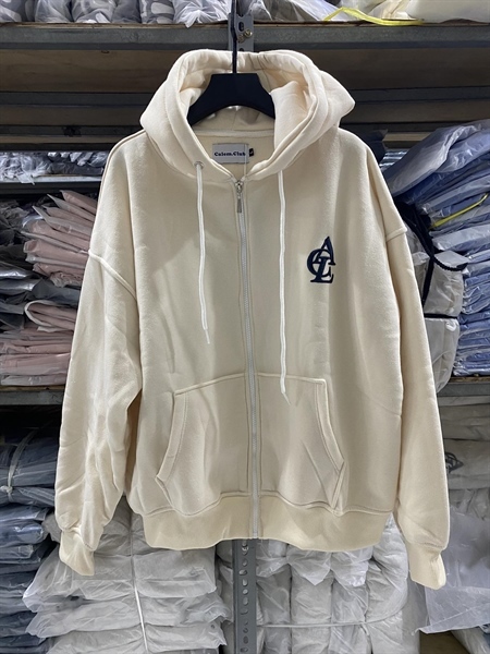 HD zip thêu Cal Form boxy Nhiều SKU