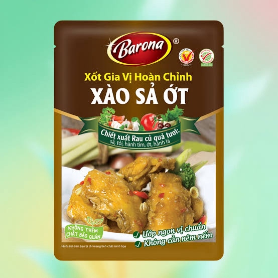 Gia vị Xao sả ớt