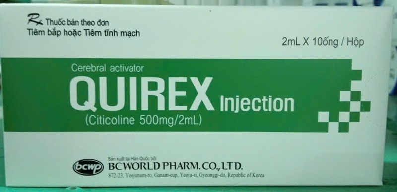 Quirex (Citicoline 500mg/2ml) (Hộp 10 ống) - Hàn Quốc