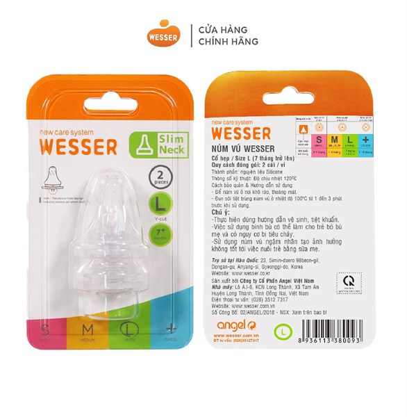 Set 2 Núm Vú Wesser Cổ Hẹp