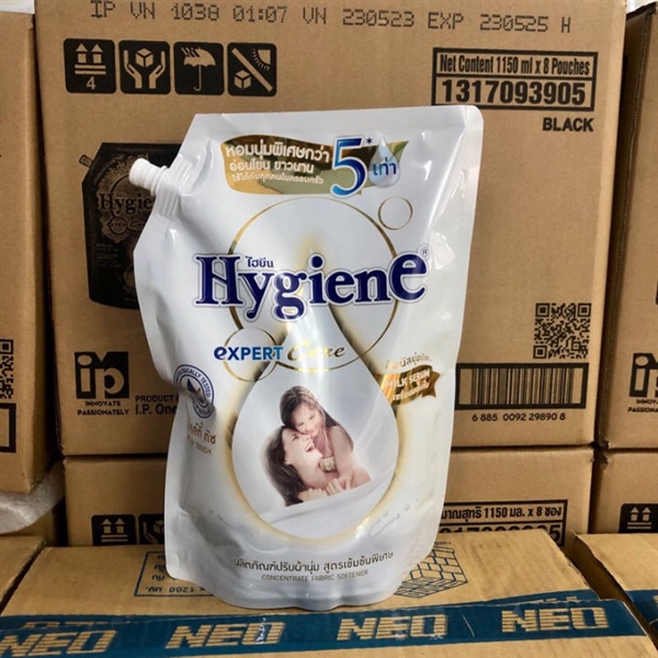 Xả vải Hygien 2200ml*6 - Trắng
