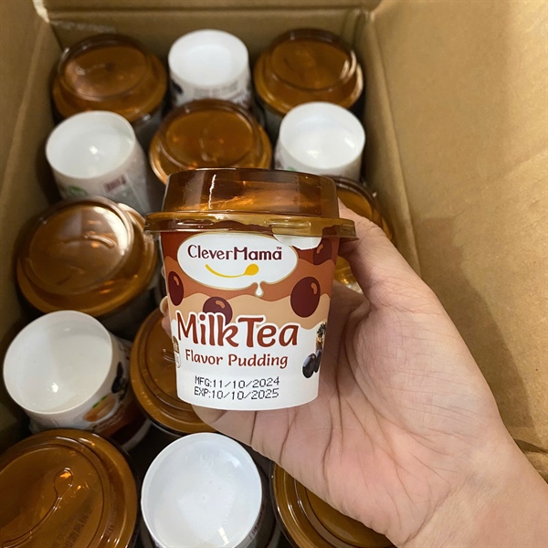Thạch Pudding vị trà sữa 100g (45H/thùng) KM