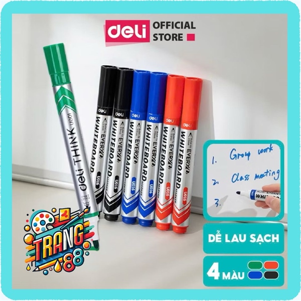 Bút dạ bảng Deli U016 xanh