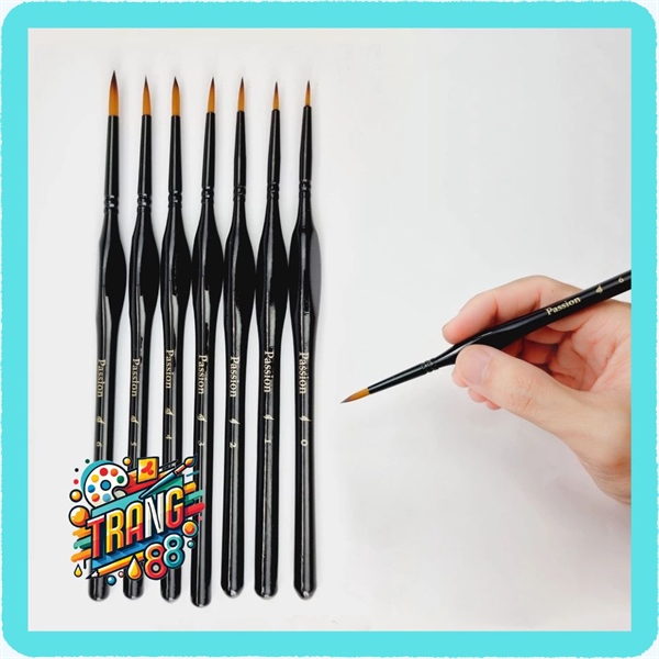 Cọ passion đầu nhọn size 1