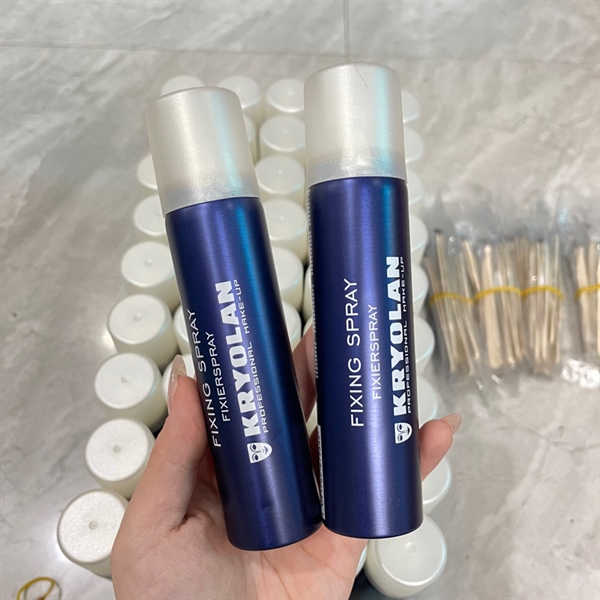 Xịt Khoá Makeup Kryolan Fixing Spray 75ml (mini)