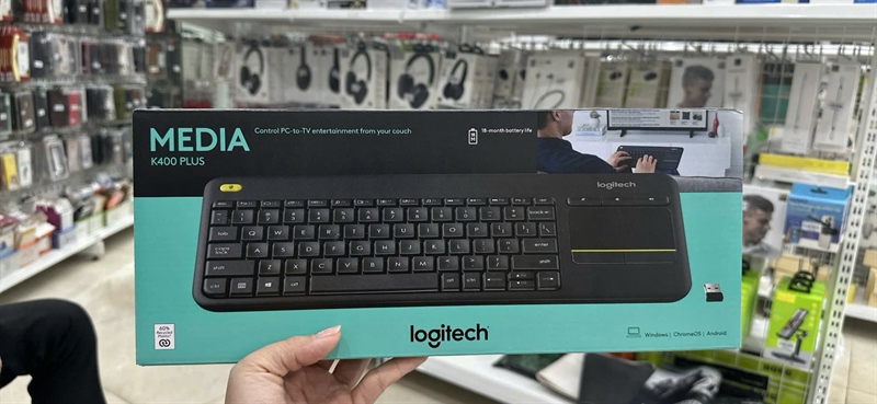 Bàn phím LOGITECH K400 Plus Bluetooth