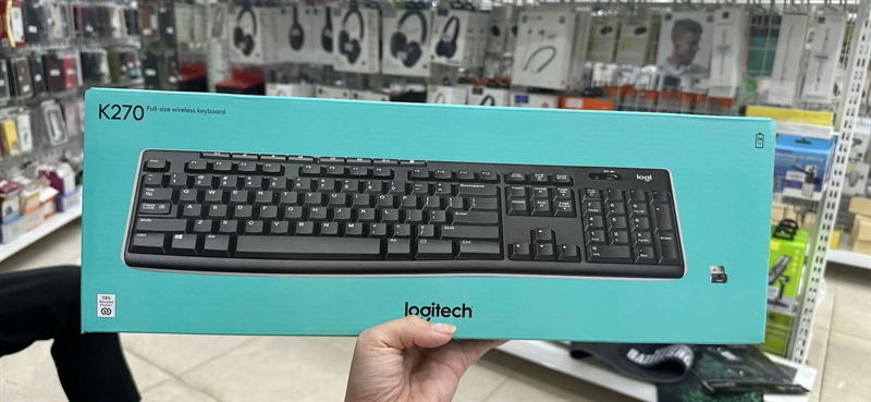 Bàn phím LOGITECH K270 không dây