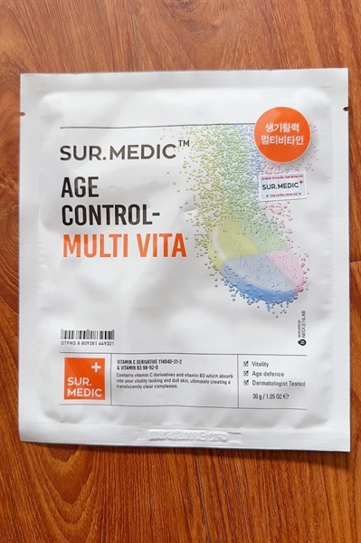Mặt nạ trẻ hóa da Sur.Medic+ age control multi Vita 30g ✅