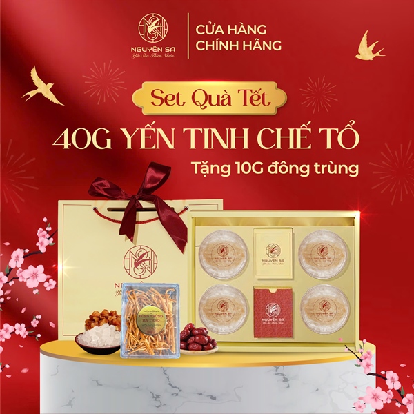 Yến Nhà Tinh Chế - Set 4 Hộp 10Gram