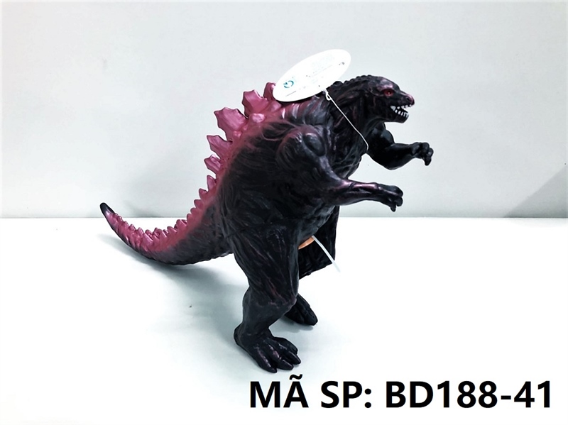BD188-41 TÚI THÚ KHỦNG LONG GAI LƯNG GODZILLA MỀM PIN 1C