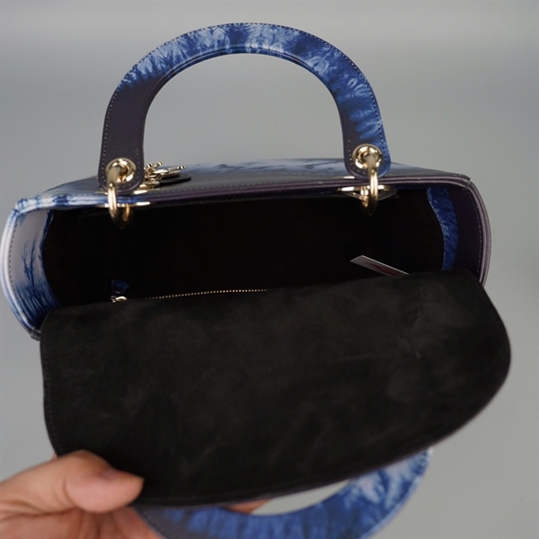 Túi Dior Lady xanh đen (04-MA-0230) szM KG+