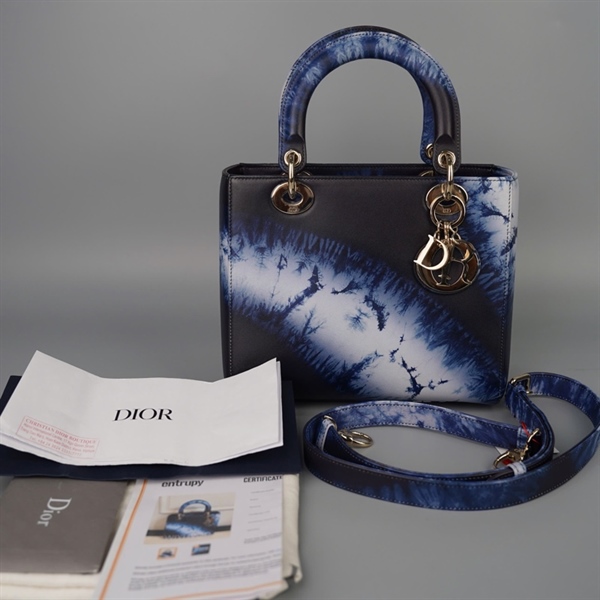 Túi Dior Lady xanh đen (04-MA-0230) szM KG+