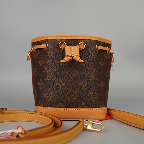 Túi LV nóe hoa nâu 2strap sz12 (A-T) KG+