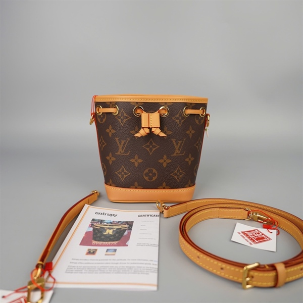 Túi LV nóe hoa nâu 2strap sz13 (A-T) KG+