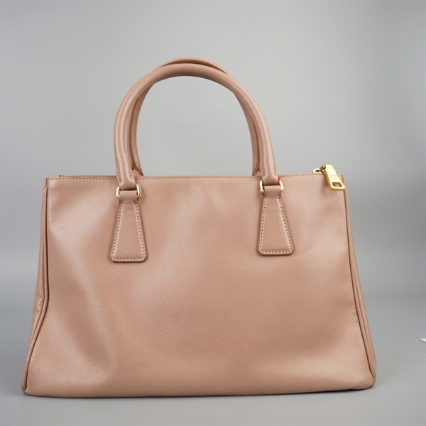 Túi Prada handle saffiano màu nude sz30 KG+