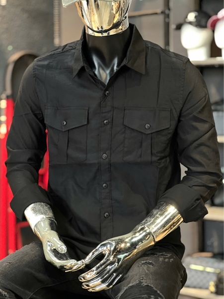 SM TD - COMA Đũi Lụa CC 2 túi- Đen