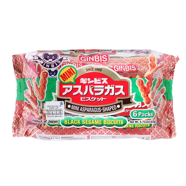 Bánh quy Ginbis hình măng tây 162g