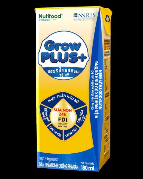 Sữa Grow Plus Vàng 180ml