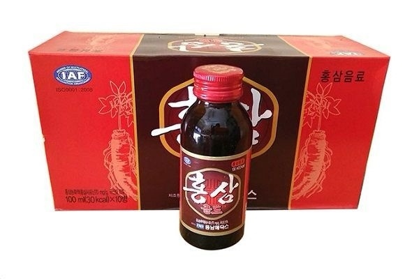 Nước hồng sâm IAF hàn quốc hộp 10 chai