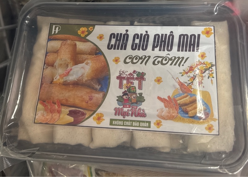 Chả giò phô mai con tôm