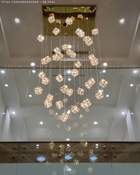 Bộ thả thông tầng thả phale khối vuông