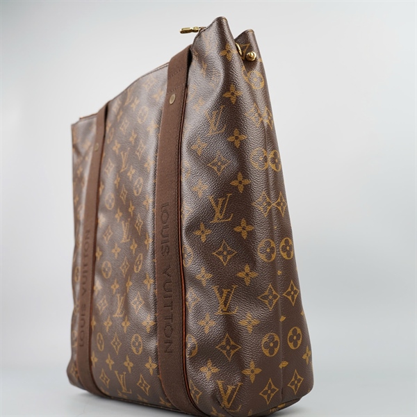 Túi LV tote hoa nâu có lót form sz32 KG+