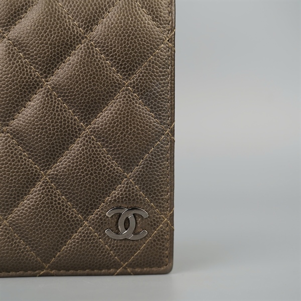 Ví Chanel xám gập 2 (22781858) KG+