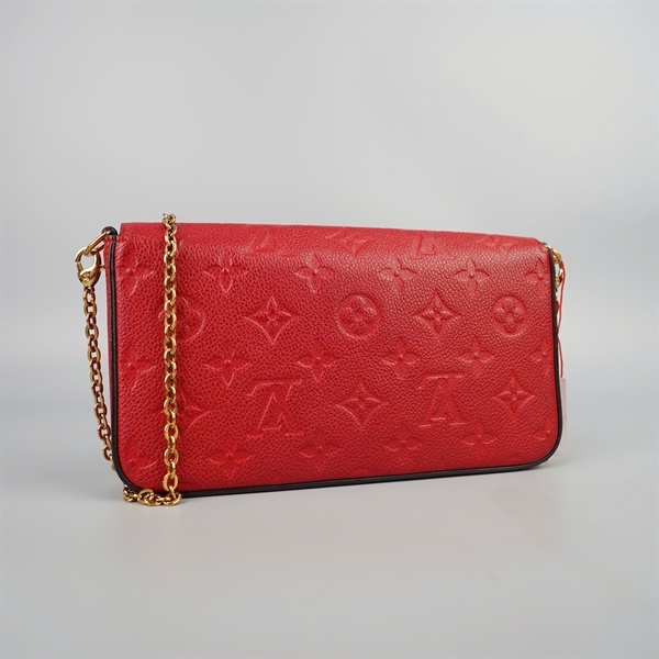 Túi LV Félicie Pochette hoa đỏ có lót form sz21+