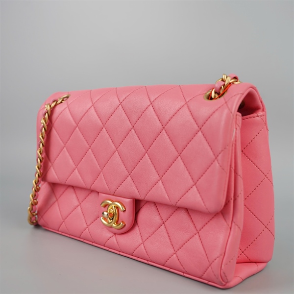 Túi Chanel Classic hồng (H278J6P1) sz25 KG+