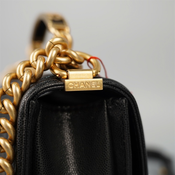 Túi Chanel Boy đen (C6HE7X5A) sz20 (HC)+