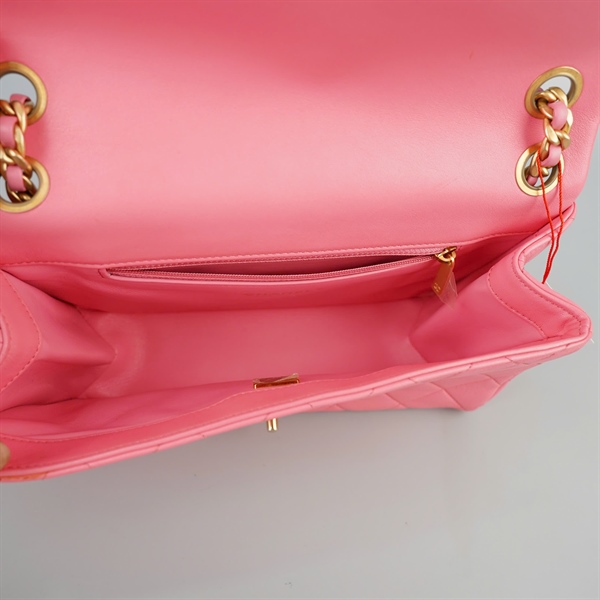 Túi Chanel Classic hồng (H278J6P1) sz25 KG+