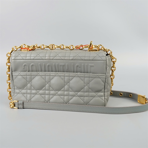 Túi Dior Caro xám (02-MA-1201) sz21 (BQ) KG+