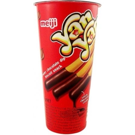 Bánh chấm yanyan Meiji, hộp 明治ヤンヤンディップケーキ