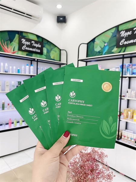 Mặt Nạ Trị Mụn Caryophy Portulaca Mask Sheet 3 In 1 22g