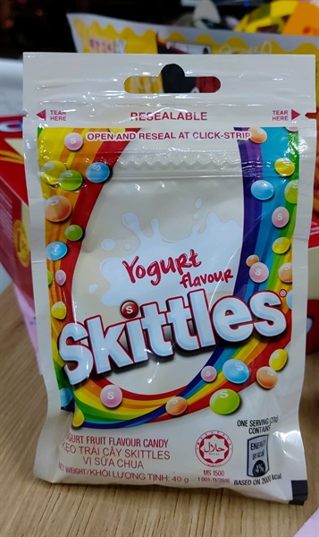 Kẹo skitles vị sữa chua túi 40g