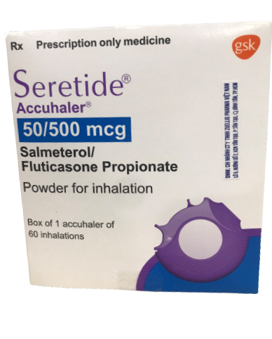 Seretide accuhaler 50/500 gsk (c/60liều)