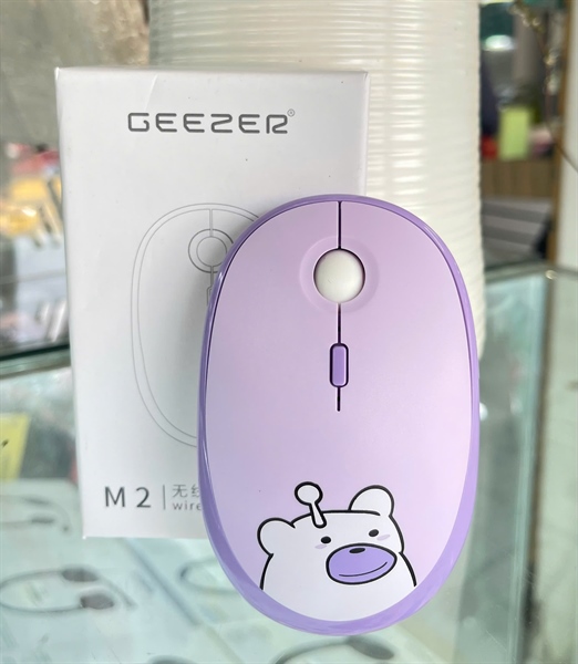 MOUSE GEEZER M2 PURPLE WIRELESS