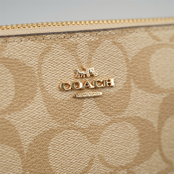 Túi Coach màu xám trắng (A-T) sz19 KG+