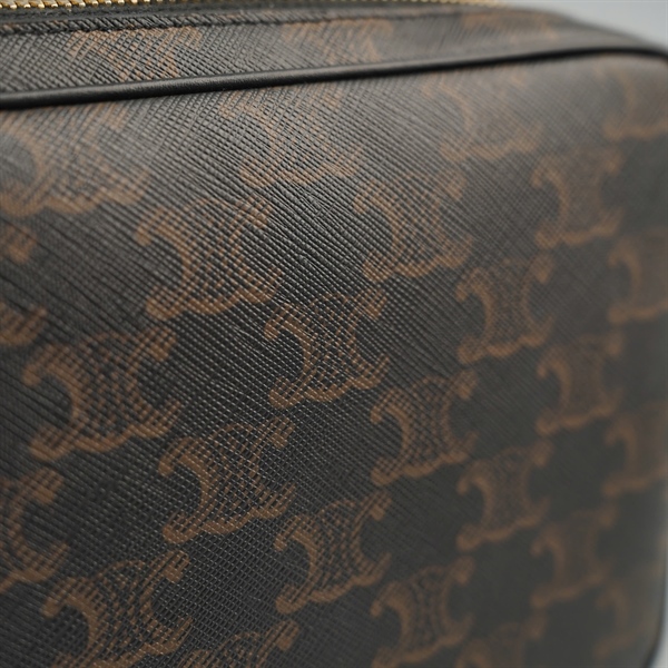 Túi Celine đeo chéo nâu sz23 KG+