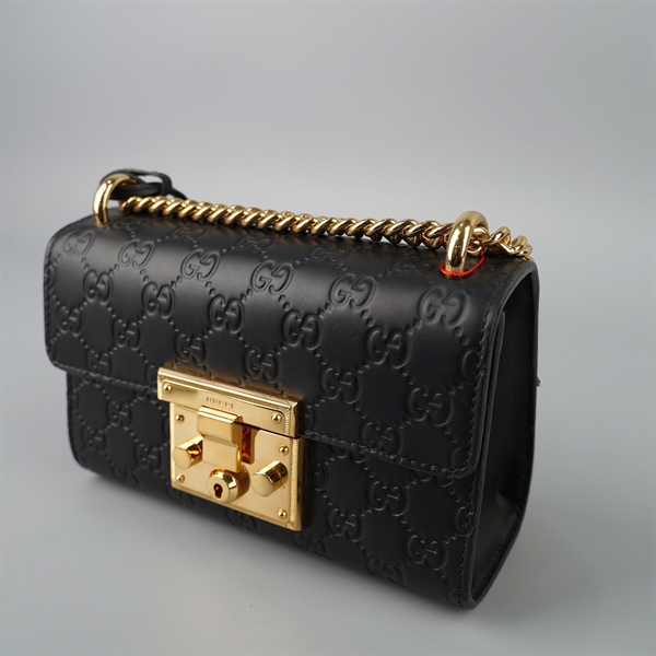 Túi GG Padlock đen kèm chìa sz20 (BQ) KG+