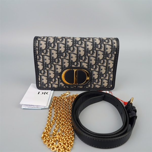 Túi Dior Belt 2in1 xám 2strap (BQ) sz19 KG+