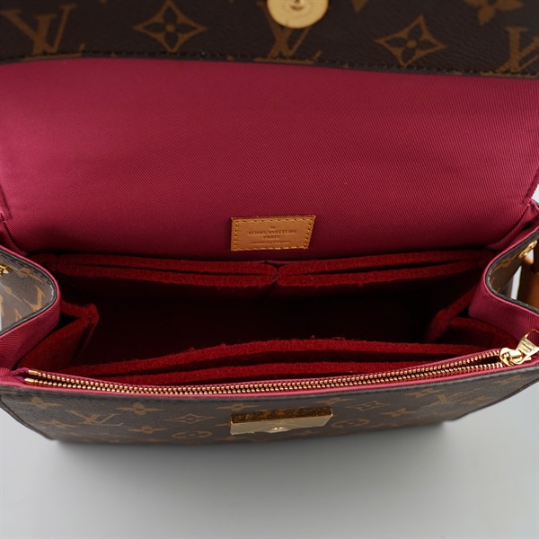 Túi LV Cluny hoa nâu có lót form sz25 (BQ) KG+