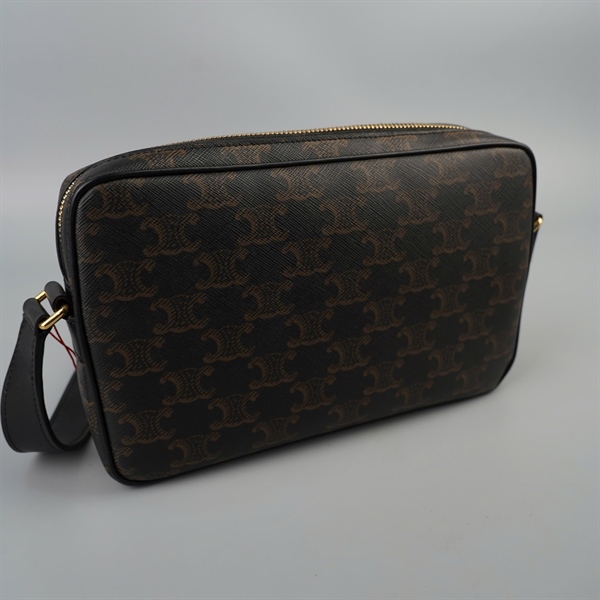 Túi Celine đeo chéo nâu sz23 KG+