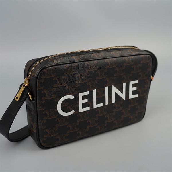 Túi Celine đeo chéo nâu sz23 KG+