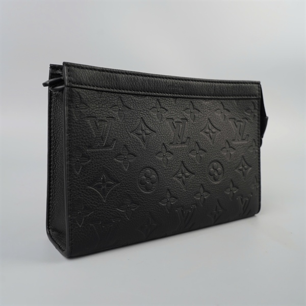Túi LV Gaston hoa đen kèm ví sz22 (BQ) KG+
