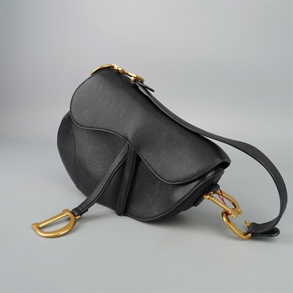 Túi Dior Saddle đen sz23 (BQ) KG+