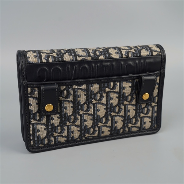 Túi Dior Belt 2in1 xám 2strap (BQ) sz19 KG+