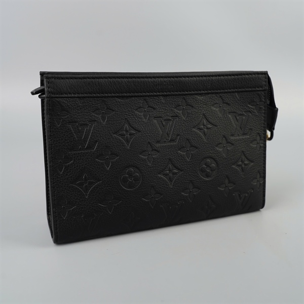 Túi LV Gaston hoa đen kèm ví sz22 (BQ) KG+